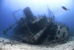 The Giannis D, Sha’ab Abu Nuhas Reef, Red Sea, Egypt. by Jim Garland 
